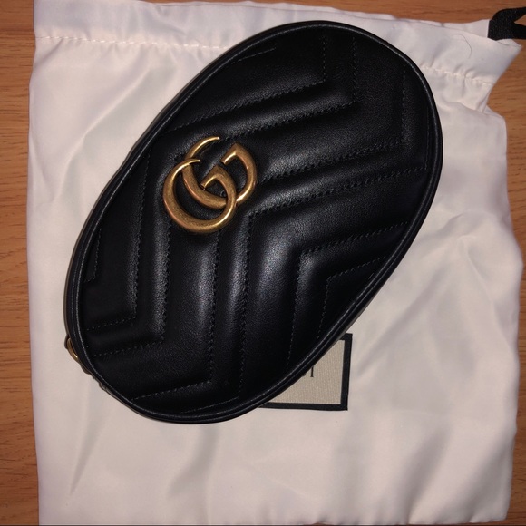 Gucci GG Marmont matelassé leather belt bag - Picture 2 of 6